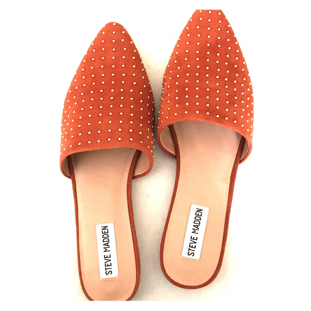 Steve Madden Studded Mules - never worn - size 9
